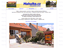 Tablet Screenshot of mahulka.cz